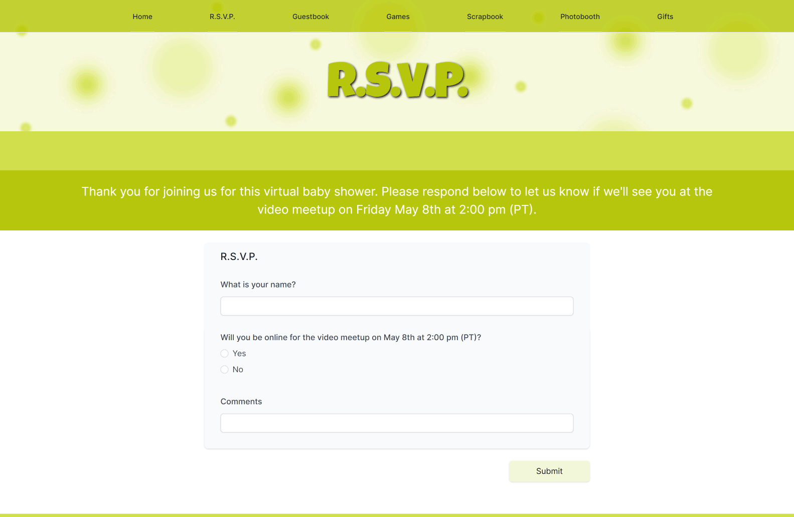 RSVP